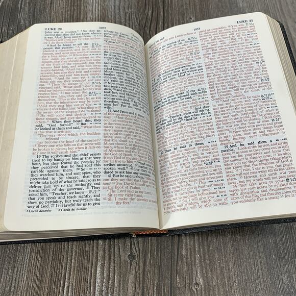 1962 Holy Bible Revised Standard Edition Holman Concordance Leather Red Letter - Picture 12 of 12